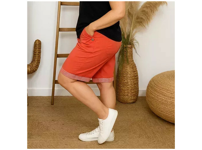 T582- Short JST Biais (T38-T52) (corail)