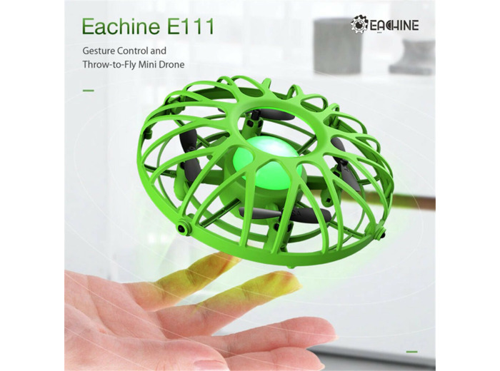 Mini drone Quadcopter - vert - 3 batteries