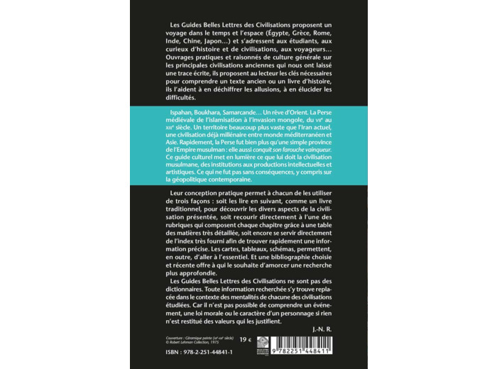 L'IRAN MEDIEVAL - ILLUSTRATIONS, NOIR ET BLANC RETREF