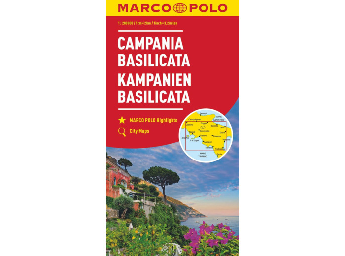 CAMPANIE, BASILICATE 1 : 200 000