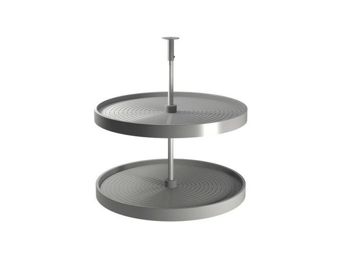 Plateau rond tournant 2 niveaux pour meuble cuisine