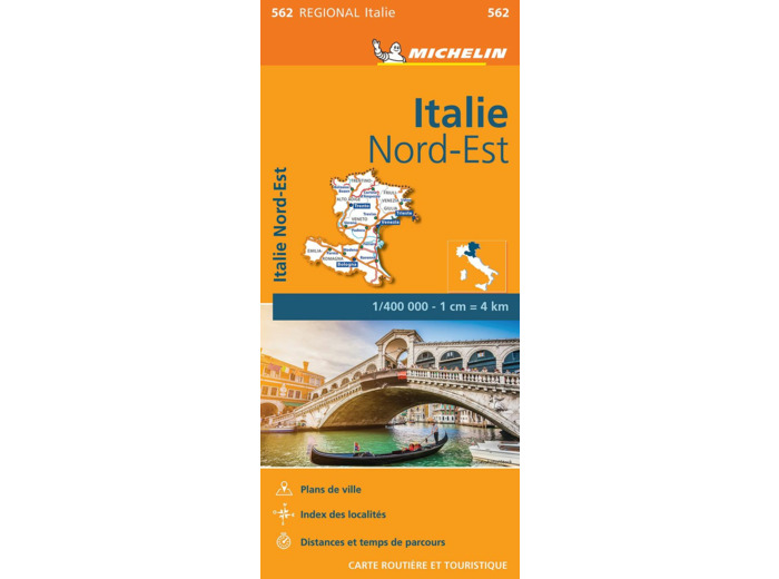 CARTE REGIONALE EUROPE - CARTE REGIONALE ITALIE NORD-EST