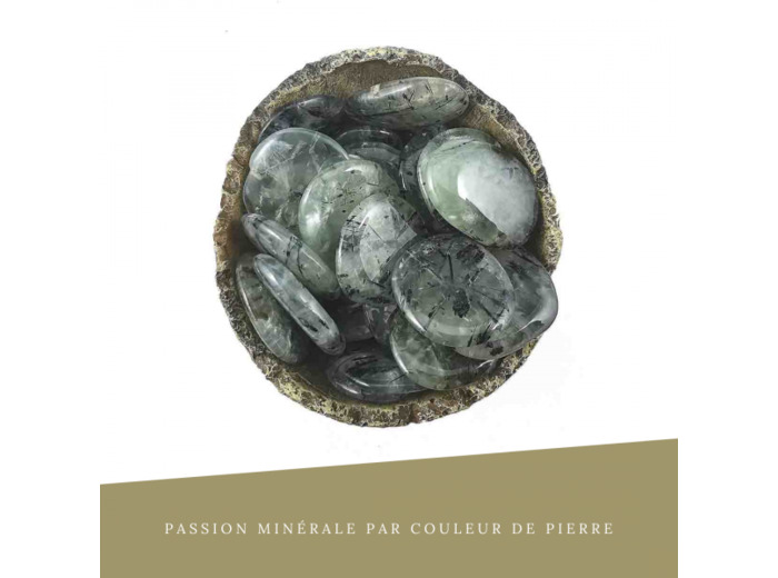 Prehnite avec épidote