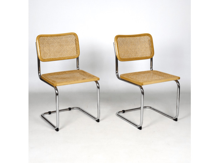 Paire de Chaises B32 de Marcel Breuer