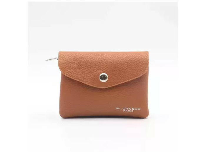 P422- Porte Monnaie / Cartes (camel)