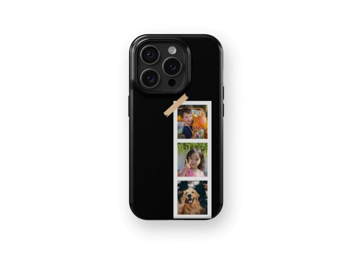 Photo Booth - Black | Coque de téléphone 3D 2en1 Ultra-résistante