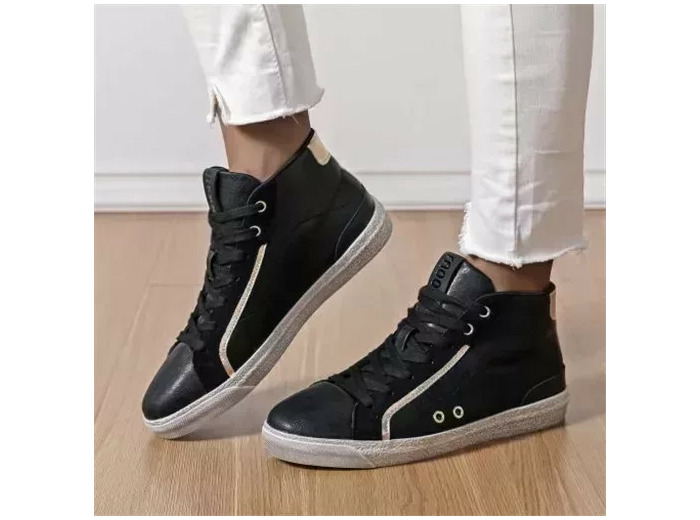 R419- Sneakers Montante Moow (T36-T41) (noir)