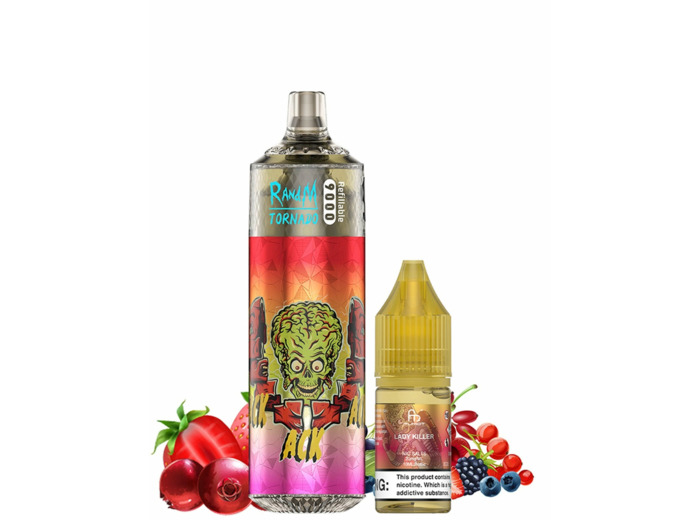 Puff 9k RandM Tornado rechargeable - Lady Killer