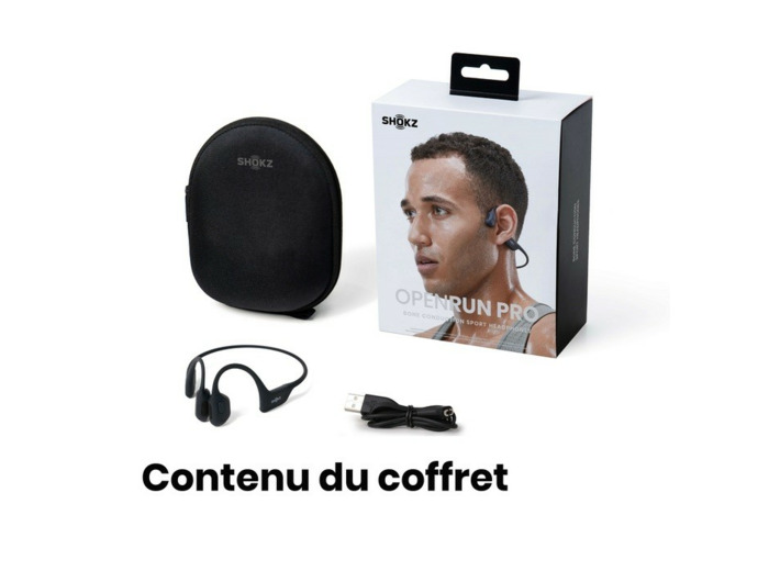 SHOKZ OpenRun Pro - Ecouteurs bluetooth TWS à conduction osseuse