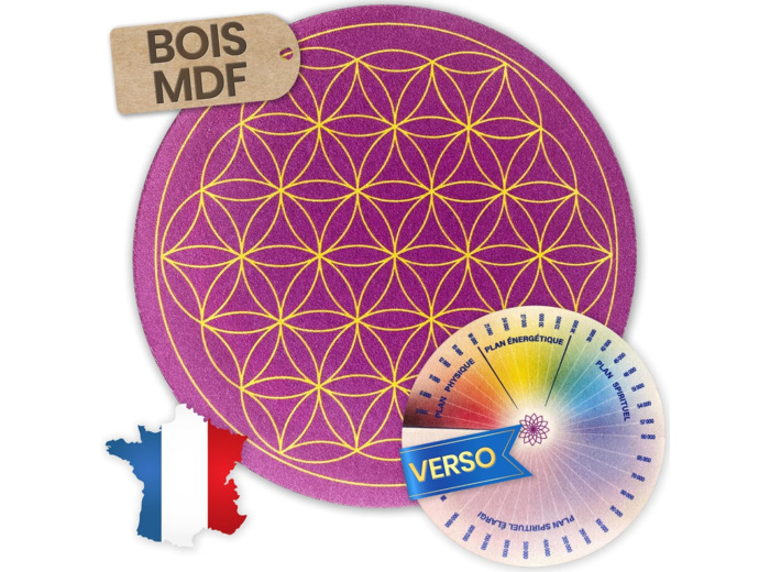 Fleur de Vie en Bois 11,5 CM