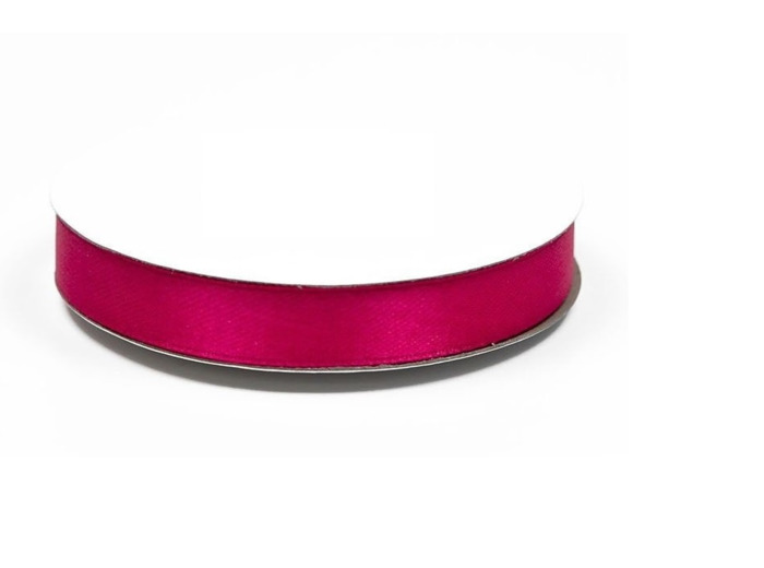 Ruban satin framboise 183 largeur 12 mm