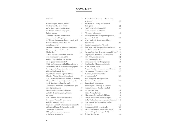 UNE HISTOIRE DE L'EVEREST
