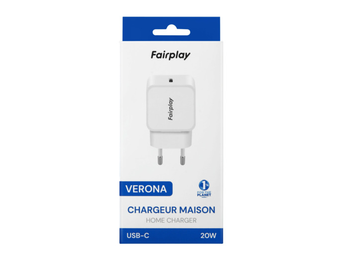 FAIRPLAY VERONA Chargeur USB-C 20W