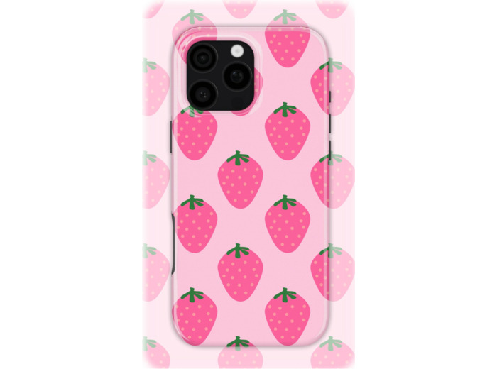 Just Strawberries | Coque de téléphone 3D 2en1 Ultra-résistante