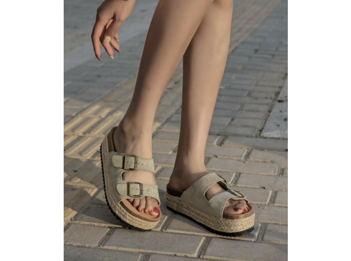 Sandales green - Siham - Findlay