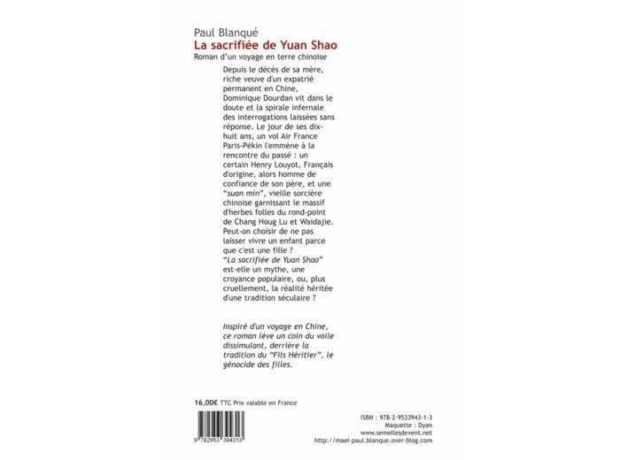 LA SACRIFIEE DE YUAN SHAO