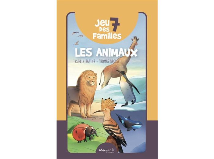 JEU 7 DES FAMILLES LES ANIMAUX