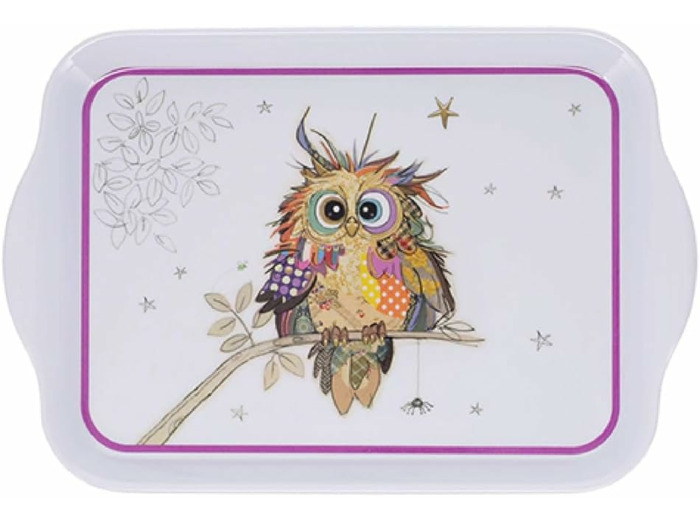 Kiub - Plateau de service individuel Décor Kook Bébé Chouette - KIUB