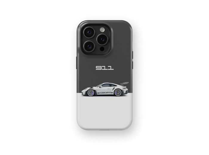 Purple Brake Caliper Porsche | Coque de téléphone 3D 2en1 Ultra-résistante
