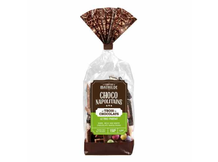 Napolitains 3 chocolats