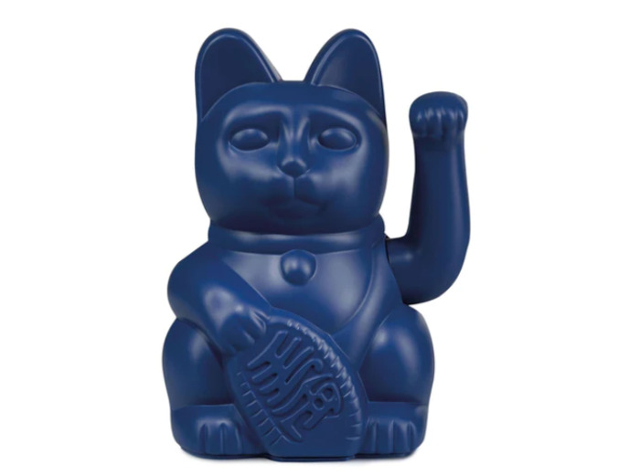 Lucky Cat Bleu foncé