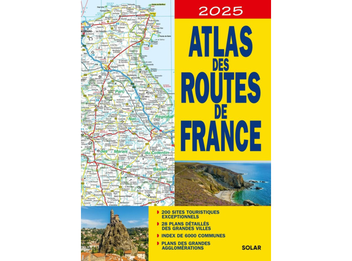 ATLAS DES ROUTES DE FRANCE 2025