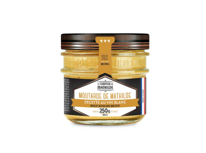 Moutarde De Mathilde Recette Au Vin Blanc 250G