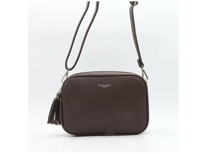 P428- Sac Flora & Co 2 Zips (marron)