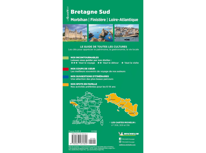 GUIDE VERT BRETAGNE SUD - MORBIHAN, FINISTERE, LOIRE-ATLANTIQUE