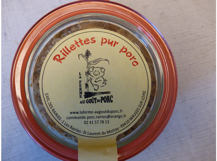 Rillettes pur porc (180g)