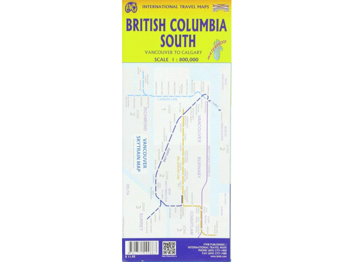 BRITISH COLUMBIA SOUTH : CALGARY TO VANCOUVER
