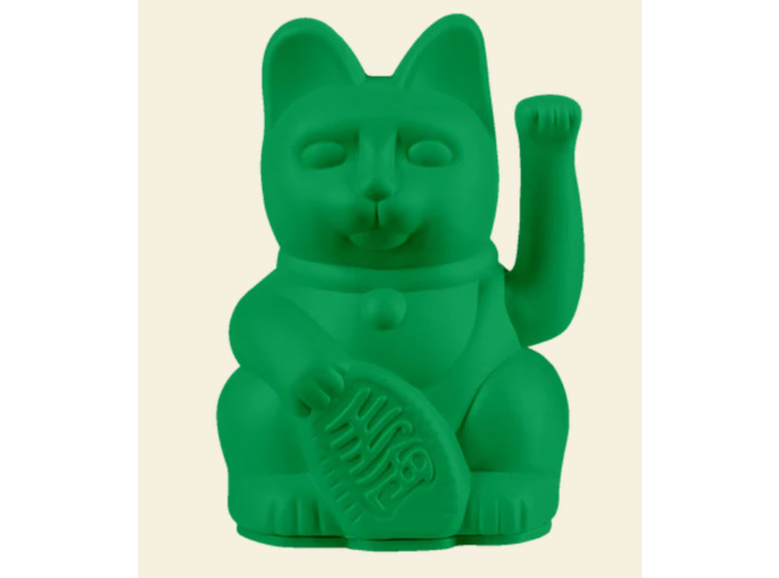 DONKEY Lucky Cat Vert – Porte-Bonheur Japonais