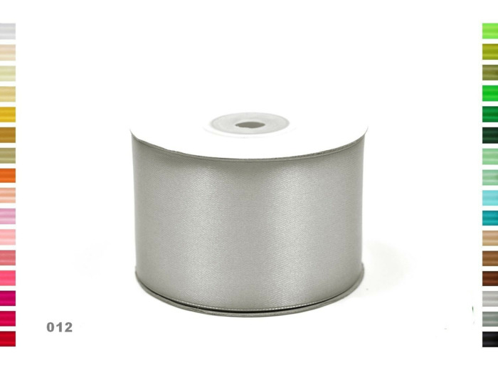 Ruban satin gris clair 012 Largeur 50 mm
