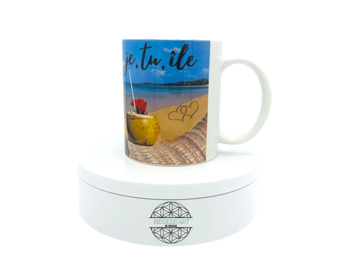 Mug "je tu île"