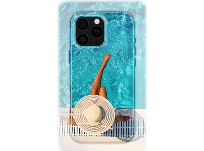 Poolside Paradise | Coque de téléphone 3D 2en1 Ultra-résistante
