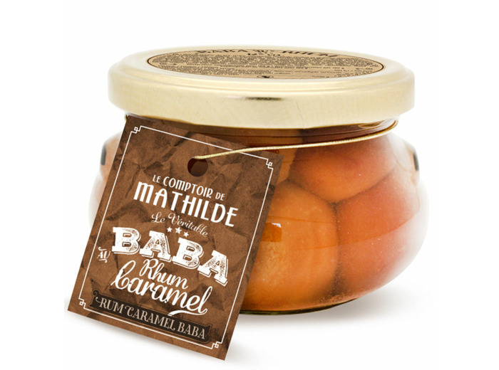 Baba Rhum caramel à la fleur de sel de Guérande