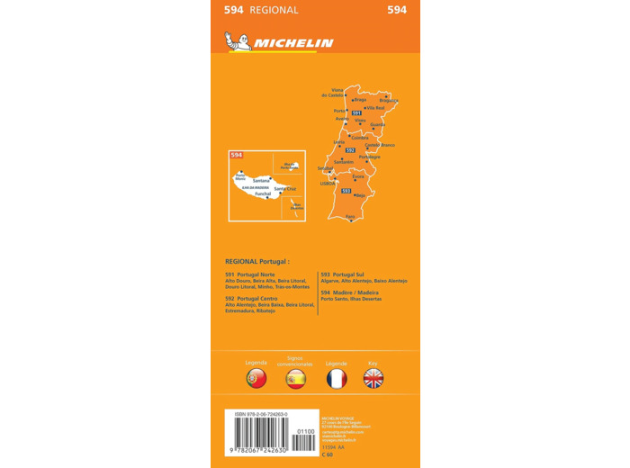 CARTE REGIONALE MADERE