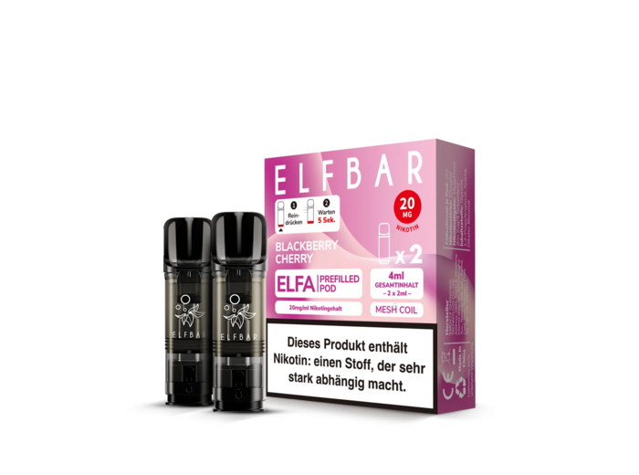 Pack de 10x2 pods - BlackBerry Cherry - ELFBAR