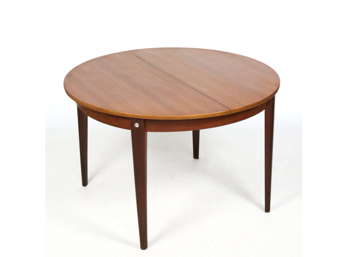 Table à manger en teck avec rallonge