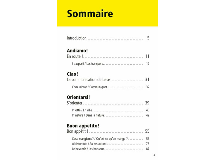 GUIDE DE CONVERSATION VISUEL - L'ITALIEN POUR LES NULS