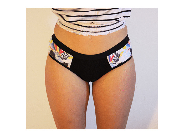 Culotte menstruelle Wen Up "Blue Tropic"