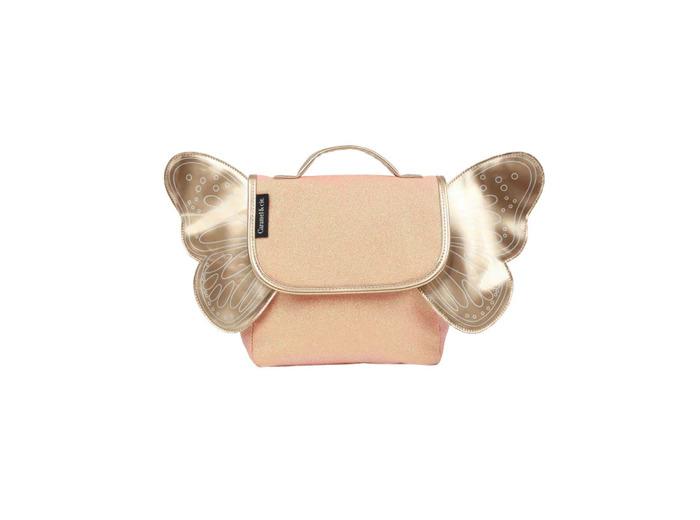 Caramel & Cie - Sac à Dos Maternelle Paillettes Cuivre