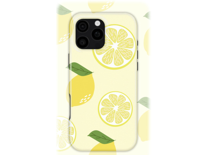 Zesty Lemons | Coque de téléphone 3D 2en1 Ultra-résistante