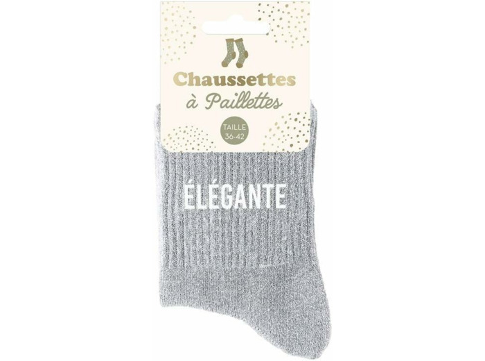 STC Chaussettes paillettes elegante