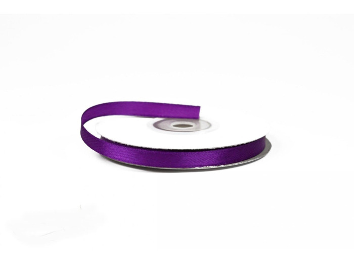 Ruban satin violet 465 Largeur 6 mm