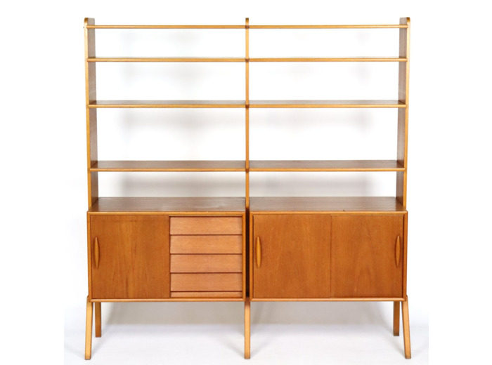 Bibliothèque en teck années 60