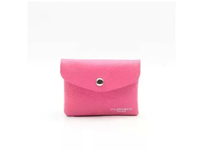P422- Porte Monnaie / Cartes (fuchsia)