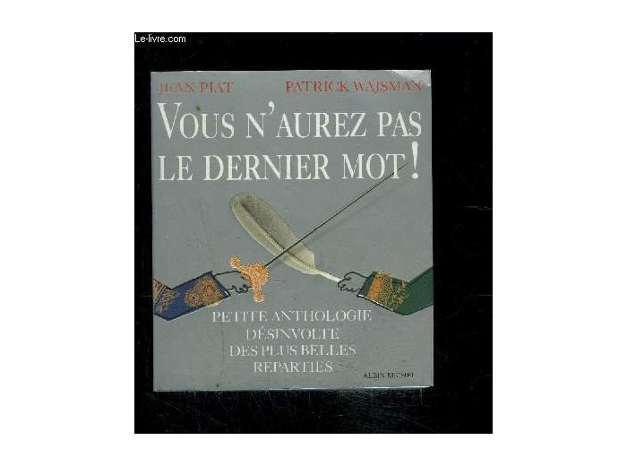 VOUS AUREZ DE MES NOUVELLES