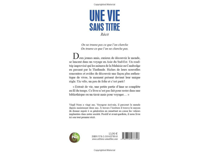 UNE VIE SANS TITRE RETREF