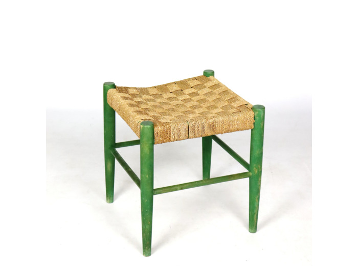 Tabouret scandinave en cordes